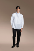 Onesimus Men’s Office Barong, Polyester-cotton Blend, Embroidered
